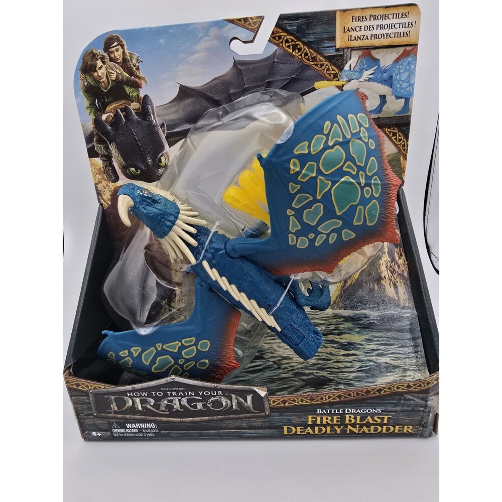 How To Train Your Dragon Battle Dragons Fire Blast Deadly Nadder 10” Dream Works